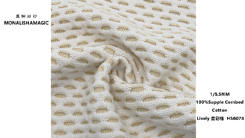 1/5.5NM 100%Supple Combed Cotton Lively 柔彩棉  HS6078