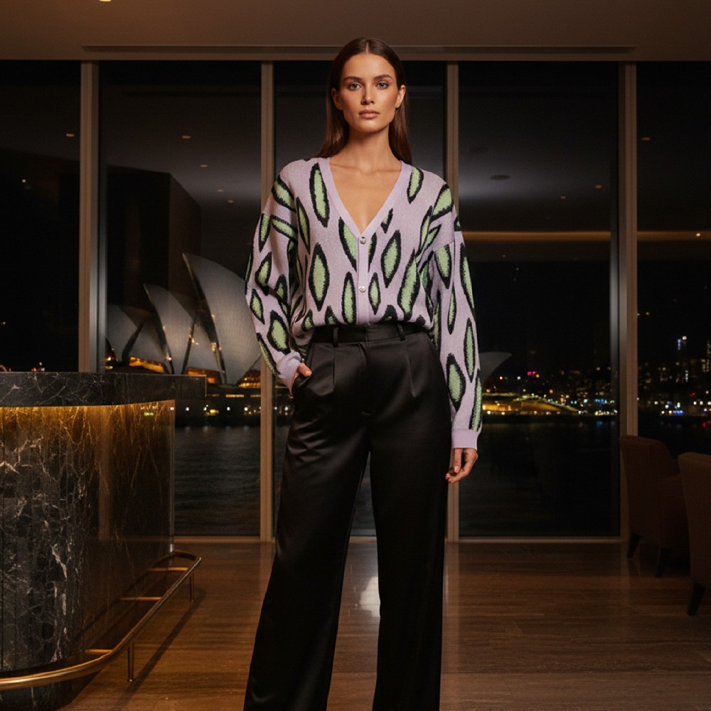 藏光针织衫 再生尼龙热敏技术 YX902