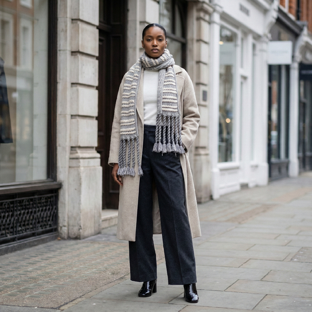 双感流苏围巾 光温双重感应技术 YX941